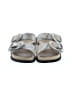M. Gemi Silver Ivory Sandals Size EU 36 1/2 - photo 2