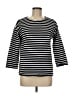 Everlane 100% Cotton Black 3/4 Sleeve Top Size M - photo 1