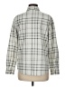 Riders by Lee Checkered-gingham Gray Long Sleeve Button-Down Shirt Size M - photo 2