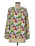 Persifor White Long Sleeve Blouse Size M - photo 1
