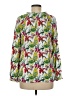 Persifor White Long Sleeve Blouse Size M - photo 2