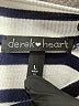 Derek Heart Stripes Blue Turtleneck Sweater Size L - photo 7