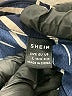 Shein 100% Polyester Print Blue Long Sleeve Blouse Size L - photo 8