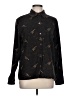 La Cabana Paisley Black Long Sleeve Blouse Size L - photo 1