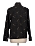 La Cabana Paisley Black Long Sleeve Blouse Size L - photo 2