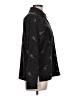 La Cabana Paisley Black Long Sleeve Blouse Size L - photo 4
