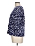 Unbranded 100% Acetate Blue 3/4 Sleeve Blouse Size L - photo 5