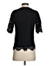 Ann Taylor Black 3/4 Sleeve Top Size S - photo 2