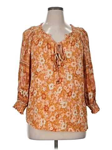 Cynthia Rowley 3/4 Sleeve Blouse (view 1)