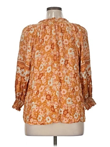 Cynthia Rowley 3/4 Sleeve Blouse (view 2)