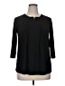 Perseption Black 3/4 Sleeve Top Size XL - photo 1