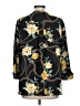 JM Collection 100% Polyester Floral Black 3/4 Sleeve Blouse Size L - photo 2