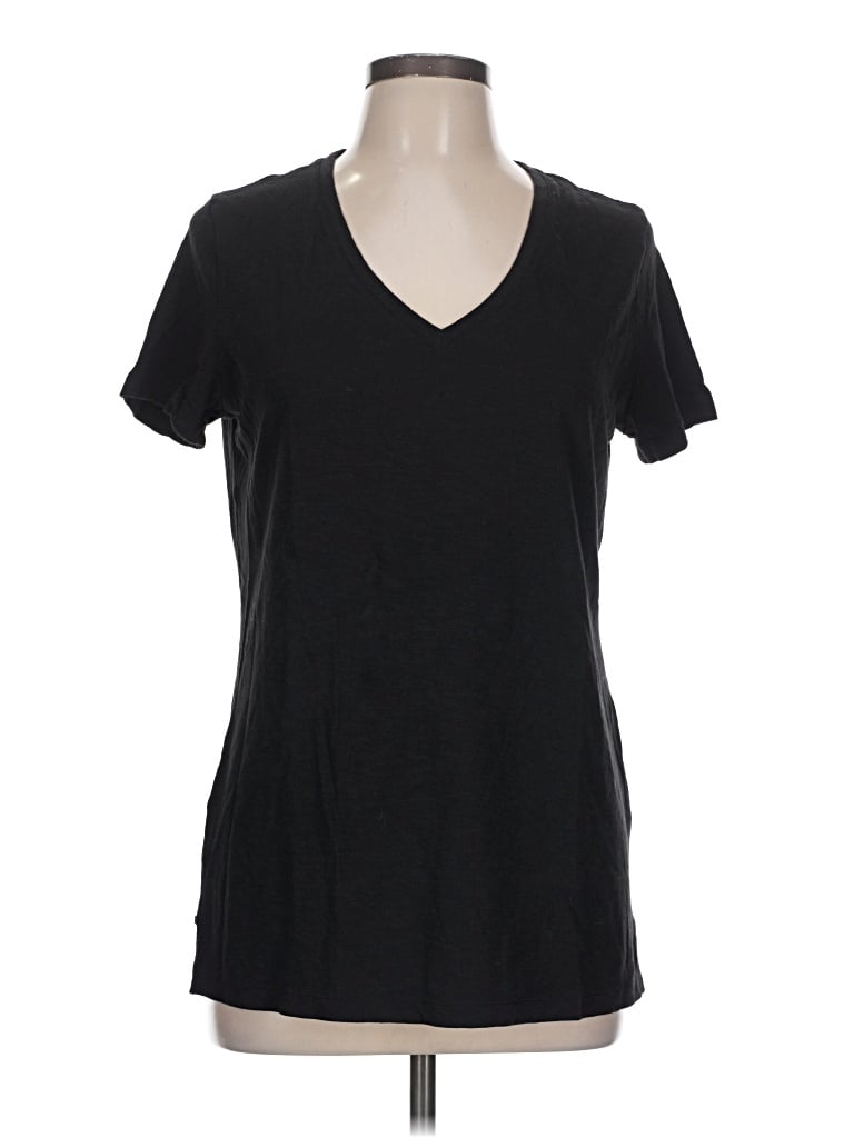 Pre-owned Felina Short Sleeve T-shirt In Black