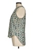 Renee C. 100% Polyester Damask Teal Sleeveless Blouse Size M - photo 5