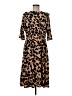 ASOS Animal Print Brown Casual Dress Size 8 - photo 1