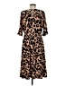 ASOS Animal Print Brown Casual Dress Size 8 - photo 2