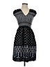 Max Studio Print Blue Casual Dress Size S (petite) - photo 1