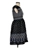 Max Studio Print Blue Casual Dress Size S (petite) - photo 4