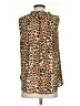 The Limited Animal Print Brown Sleeveless Blouse Size S - photo 2