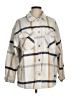 Ashley by 26 International Plaid Ivory Coat Size M - photo 1