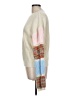 Unbranded 100% Acrylic Color Block Ivory Pullover Sweater Size L - photo 5