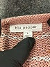 Blu Pepper Stripes Pink Pullover Sweater Size L - photo 7