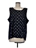 Chico's Black Blue Sleeveless Blouse Size Med (1.5) - photo 1