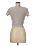 Divided by H&M Silver Short Sleeve Top Size M - photo 2