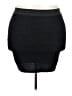 Forever 21 Plus 100% Polyester Solid Black Casual Skirt Size 2X - photo 1