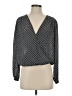 Max Studio 100% Polyester Black Long Sleeve Blouse Size XS - photo 1