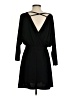 Express Solid Black Casual Dress Size S - photo 2