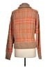 Broadway 38 Plaid Orange Turtleneck Sweater Size L - photo 2