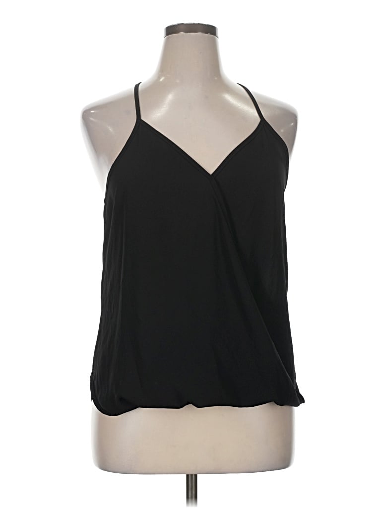 Pre-owned Lily White Sleeveless Blouse In Black