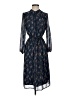 DR2 100% Polyester Paisley Blue Casual Dress Size S - photo 1