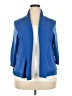 89th & Madison Blue Cardigan Size 3X - photo 1