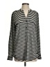 Calvin Klein Stripes Black Long Sleeve Blouse Size S - photo 1