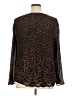 Laurie Felt 100% Polyester Brown Long Sleeve Blouse Size XL - photo 2