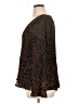 Laurie Felt 100% Polyester Brown Long Sleeve Blouse Size XL - photo 5