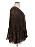 Laurie Felt 100% Polyester Brown Long Sleeve Blouse Size XL - photo 4
