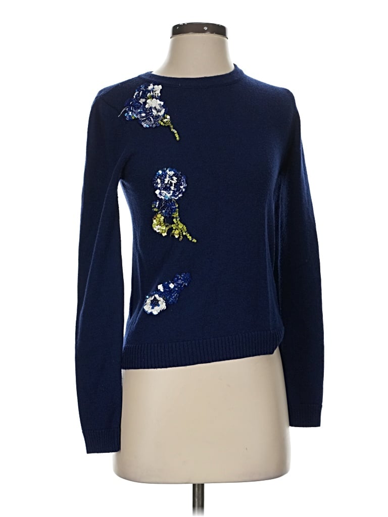 Pre-owned Prabal Gurung Collective Pullover Sweater In Blue
