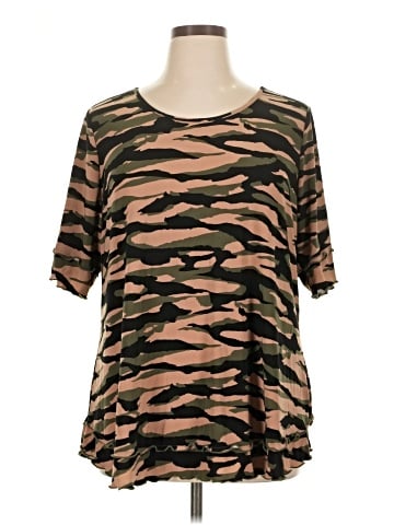 Attitudes by Renee Short Sleeve Top (view 1)