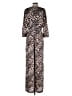 BCBGMAXAZRIA 100% Polyester Animal Print Brown Jumpsuit Size S - photo 2