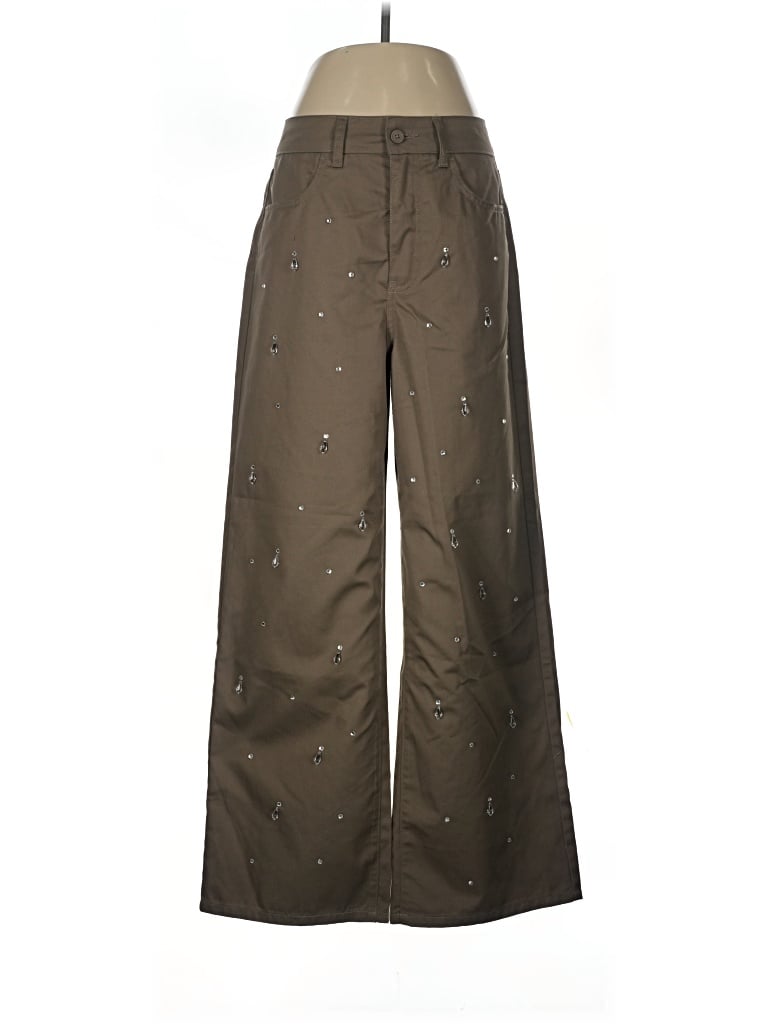 Pre-owned Future Collective Casual Pants In Brown