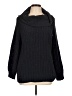 Grace 100% Polyester Black Turtleneck Sweater Size L - photo 1