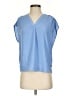 Banana Republic 100% Polyester Blue Short Sleeve Blouse Size XS - photo 1