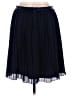 J.Crew 100% Polyester Solid Blue Casual Skirt Size 10 - photo 2