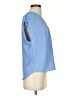 Banana Republic 100% Polyester Blue Short Sleeve Blouse Size XS - photo 4