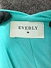 Everly 100% Polyester Solid Teal Casual Dress Size L - photo 7