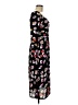 Trixxi 100% Polyester Print Black Casual Dress Size M - photo 4