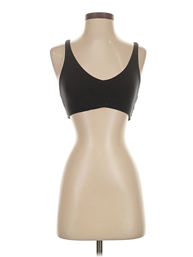 Pre-owned Alo Yoga Sports Bra In Black